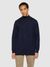 Pull col montant en laine mérinos | marine "merino mock neck total eclipse" - Knowledge Cotton Apparel