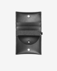 Porte-monnaie noir en matières recyclées - wallet black
