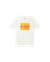 T-shirt imprimé en coton bio | blanc et jaune "rousteau t-shirt snow white" - Thinking Mu