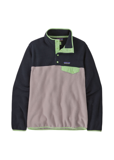 Polaire col boutonné en matière recyclée | violet "w's lw synch snap-t p/o echo purple"