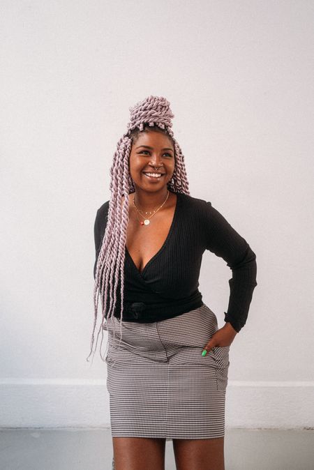 T-shirt cache-coeur manches longues noir en coton bio - chelsea