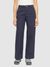 Pantalon ample en coton bio | bleu "posey wide mid-rise twill pant night sky"