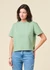 Le t-shirt boxy sauge - vert sauge - WeDressFair Essentiels