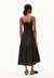 Robe tissée en coton bio  | noir "hetmalaa - black" - Armedangels