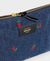 Pochette en denim en coton bio | bleu brodé "amy pouch" - Wouf