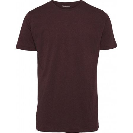T-shirt bordeaux en coton bio