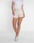 Short en jean écru en coton bio - demi short off white