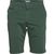 Short chino droit vert forêt en coton bio - chuck