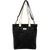 Sac cabas bandoulière en coton bio | noir "paul noir"