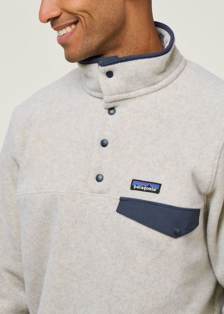 Polaire en matières recyclées | beige "wynch snap-t- otsm" - Patagonia