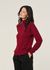 Pull en cachemire recyclé | rose "ada - rosso vinaccia" - Rifò