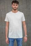 T-shirt homme en lin bio - blanc cassé - Caruus