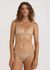 Culotte en matière recyclée | "mesh tanga briefs - hazelnut" - Organic Basics