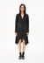 Robe en tencel | noir texturé "tinraa jacq"