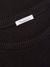 Pull léger piqué noir en coton bio - field pique badge black jet - Knowledge Cotton Apparel - 5