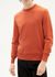 Pull orange en coton bio - burn orlando knit sweater