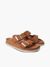 Sandales en cuir suède certifié | marron "hawaii velour mandorla" - Genuins