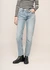 Jean droit en coton bio | bleu "lofty lo vintage dreams"
