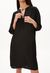 Robe fluide noire en viscose ecovero et recyclée - maaren black