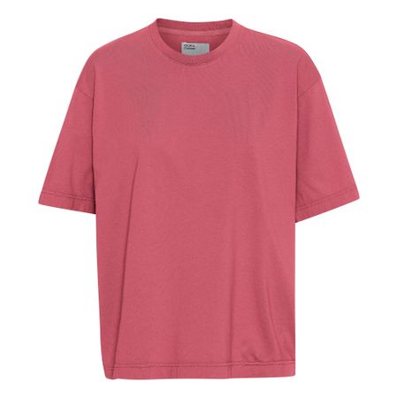 T-shirt oversize en coton bio | rose "women oversized organic raspberry pink"