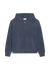 Sweat zippé oversize en coton bio | bleu "organic oversized zip hood - neptune blue"