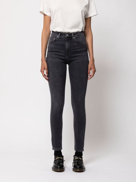 Jean skinny taille haute noir - hightop tilde night spirit