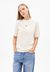 T-shirt en coton biologique | beige "tarjaa back flowaa - undyed"
