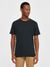 T-shirt en coton bio | noir "basic tee black jet"