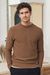 Pull en coton bio | camel "morten jumper - eco knotted camel"