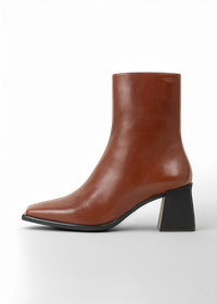 Bottines en cuir certifié | marron "hedda - cinnamon"