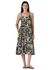 Robe imprimé à volants | multicolore "tidal threads dress - undersea: black" - Patagonia