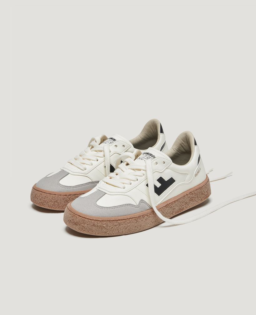 Baskets vegan | noir "burela bold black" - Flamingos Life