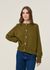 Gilet en coton bio | olive "sivia - woody olive" - Jan'n June