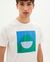 T-shirt imprimé en coton bio - horizon t-shirt snow white - Thinking Mu