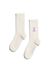 Chausettes en coton bio et recyclé | beige "saamus bold oatmilk - lavender light" - Armedangels