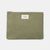 Pochette en coton bio | vert "sunset pouch kaki"