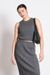 Pull sans manches en maille de coton bio | gris "garda dark grey"
