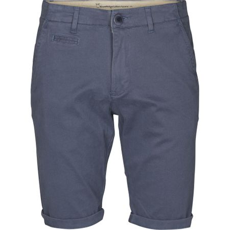 Short chino bleu en coton bio