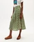 Jupe midi fleurie en viscose ecovero - daisy amelie skirt green