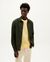 Chemise verte seersucker en coton bio - green seersucker thomas shirt