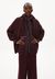 Gilet en maille prune en coton bio - vildanaa soft fudge