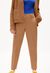 Pantalon carotte camel en coton bio - varmaa brushed cedar wood