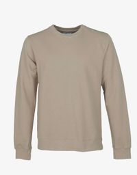 Sweat gris nacre en coton bio - oyster grey