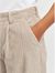 Pantalon velours en coton bio | beige "posey wide corduroy light feather gray" - Knowledge Cotton Apparel