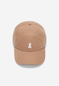 Casquette en coton biologique | marron "yenaas bold - pale umber"