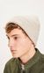 Bonnet beige en laine bio - leaf beige