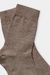 Chaussettes en lin et coton bio | marron "linen socks walnut" - About Companions