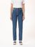 Jean mom en coton bio et recyclé | bleu foncé "breezy britt 90s stone" - Nudie Jeans