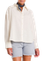 Chemise texturée en coton bio | écru "saika - off white" - Kings of Indigo