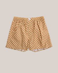 Caleçon jaune à motifs en viscose ecovero - gelati yellow